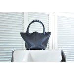 picotin22 black silver buckle TC leather